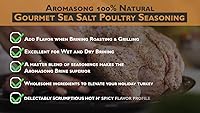 Vista 8 de Aromasong Salmuera de pavo, picante y picante, para salmuera húmeda y seca, 1 libra. 100% natural, condimento gourmet para aves de corral