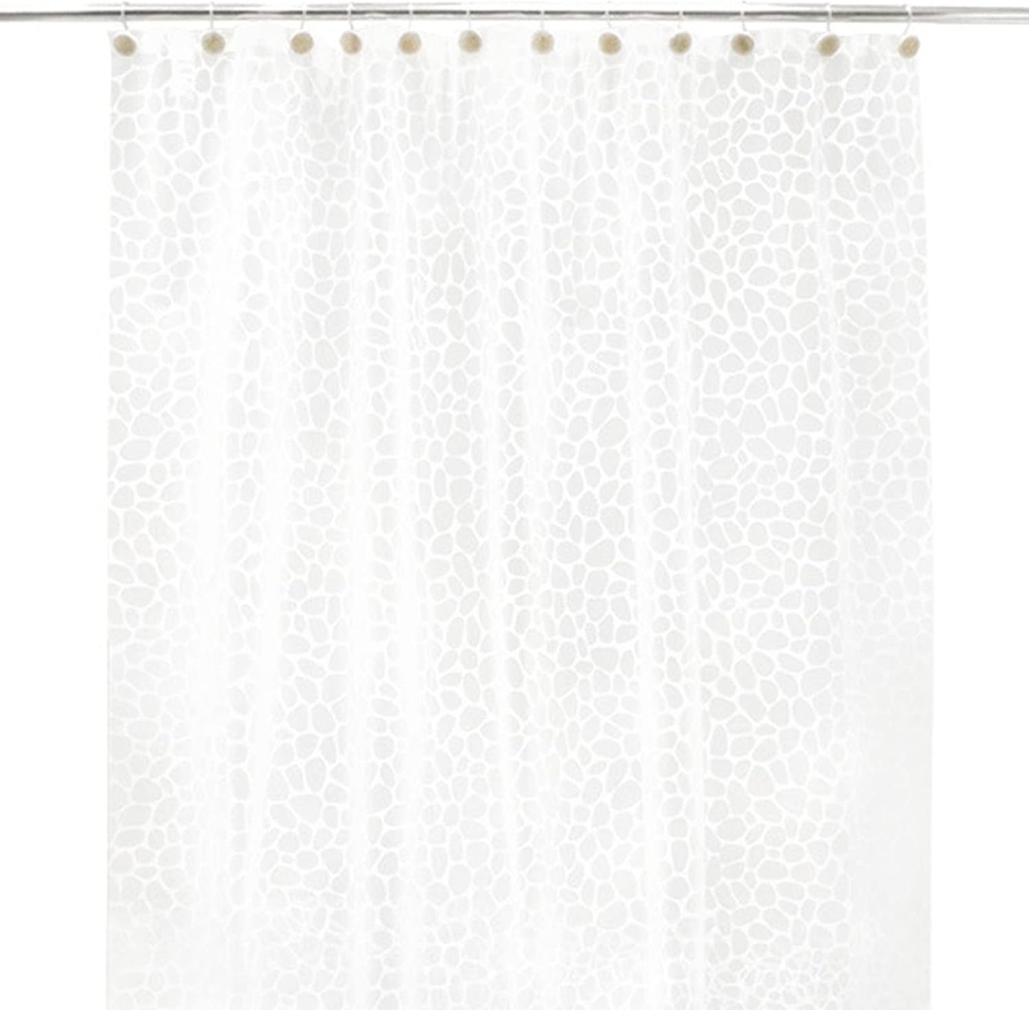 Clear Shower Curtain Liner Thick Bathroom Shower Curtains with Grommet Holes Waterproof Heavy Duty Hotel Quality Bathroom Shower Curtains,W80*h200cm (W260*h180cm)