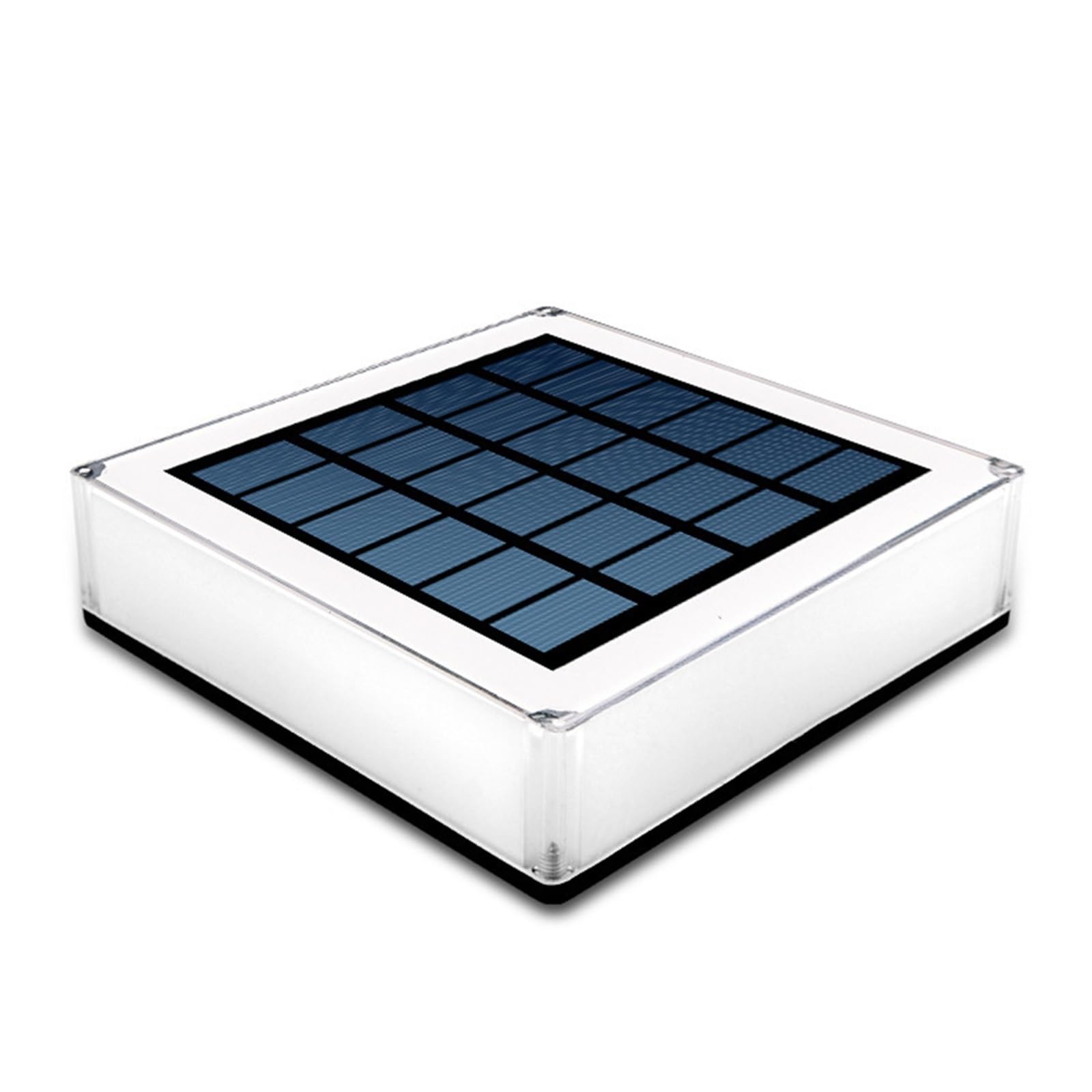 TRDEWR Solar Pillar Light LED Waterproof Terrace Lamp Outdoor Courtyard Garden Decoration Energy Fence Efficiently Utilize Sunlight