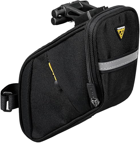 Vista 6 de Topeak FastFuel Bolsa de tubo superior (negro, talla única) – Bolsa compacta de 0.5 L Soporte ajustable atornillado o correa, almacenamiento