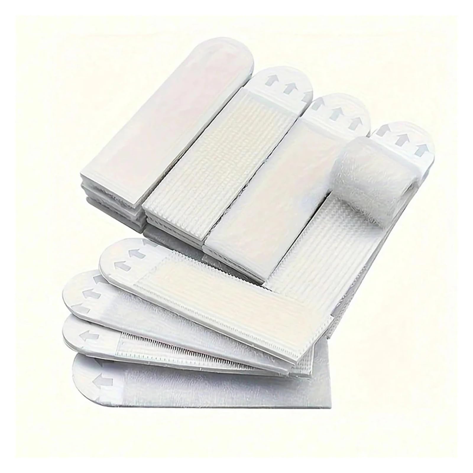 Tiras para colgar cuadros Tiras for colgar cuadros de alta resistencia, ganchos adhesivos for paneles yeso, marco extraíble sin perforación for decoración del hogar y la oficina(90pcs)
