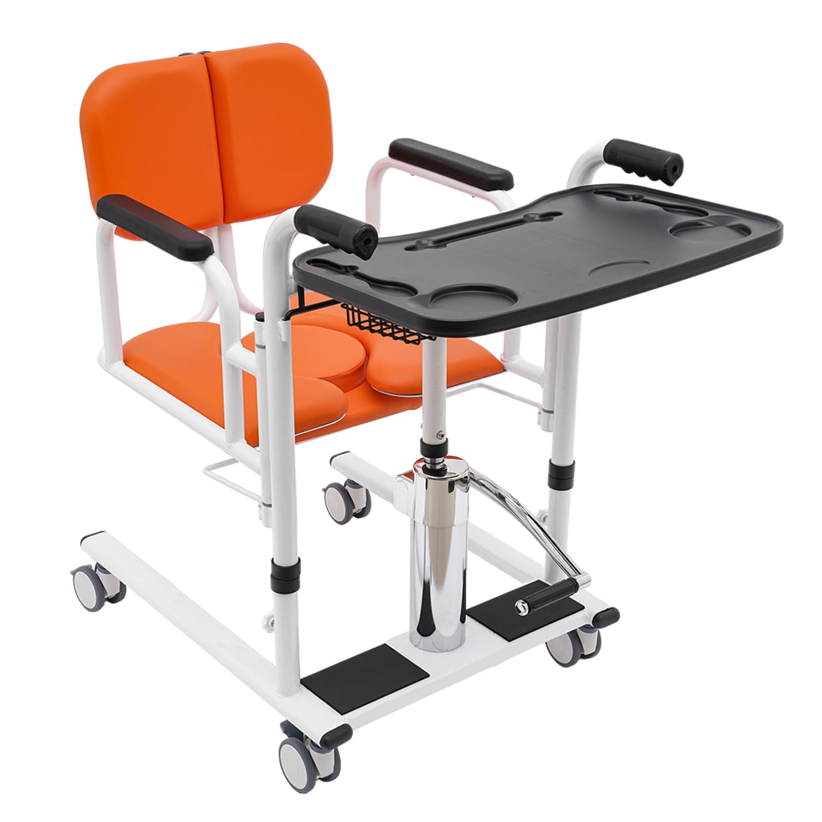 Orange Home Multi-Functional Hydraulic Lift and Shift Trolley - Durable and Versatile for Easy Mobility and Storage Hydraulic Patient Lift for Home
