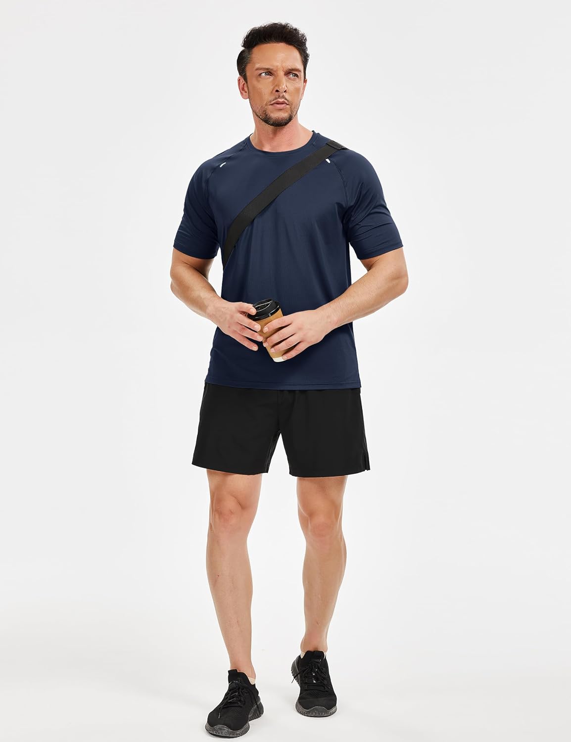 TACVASEN Men's Workout Shirts Dry Fit Mesh Short Sleeve Athletic T-Shirts | Quick Dry Moisture Wicking,Breathable Cooling,Stretch Lightweight, Running Gym Fitness,Performance Tops Tee