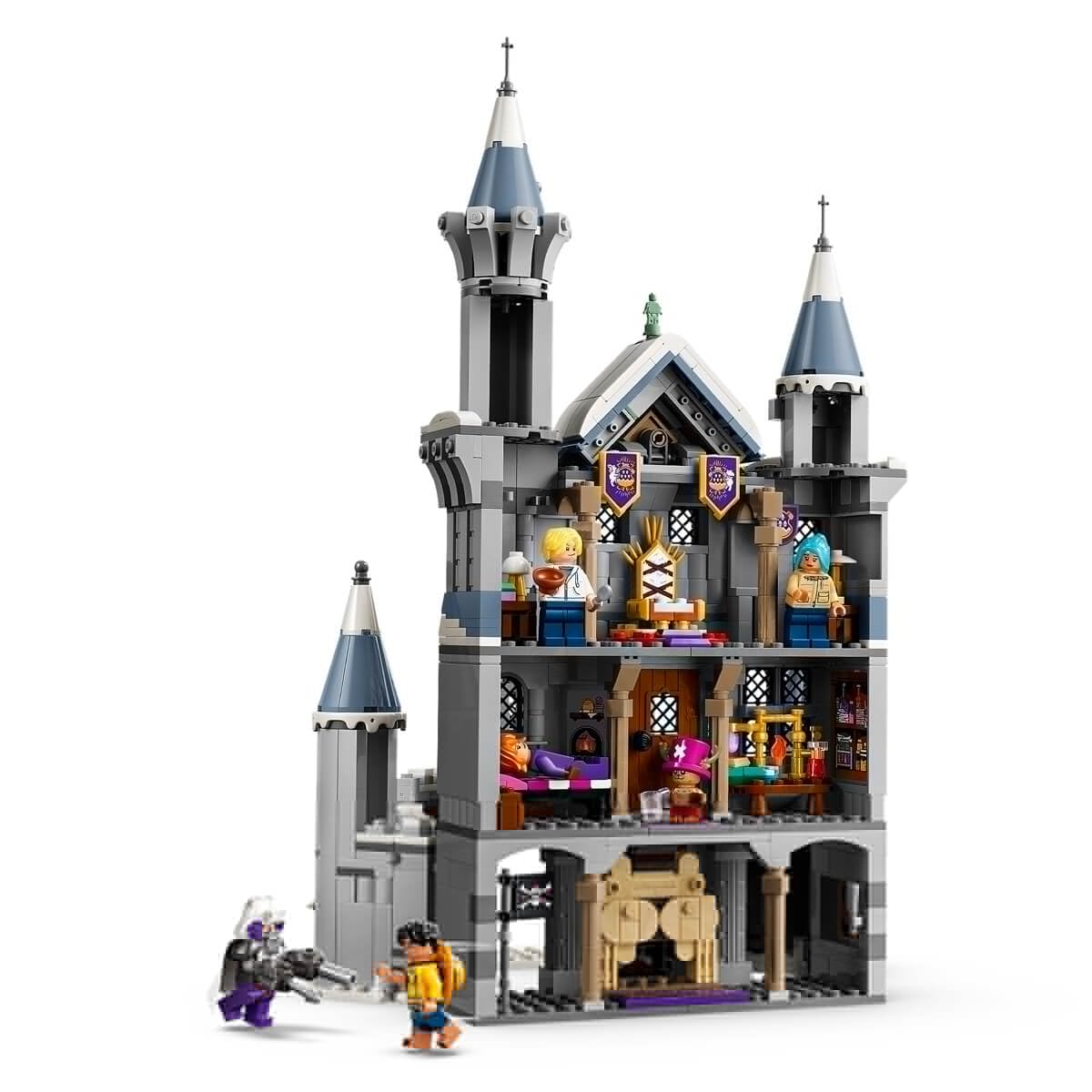 LEGO ONE PIECE Bitwa pod zamkiem Drum 75645 | Scenka ONE PIECE, zestaw akcji, prezent dla fana anime 9+, 1038 elementów