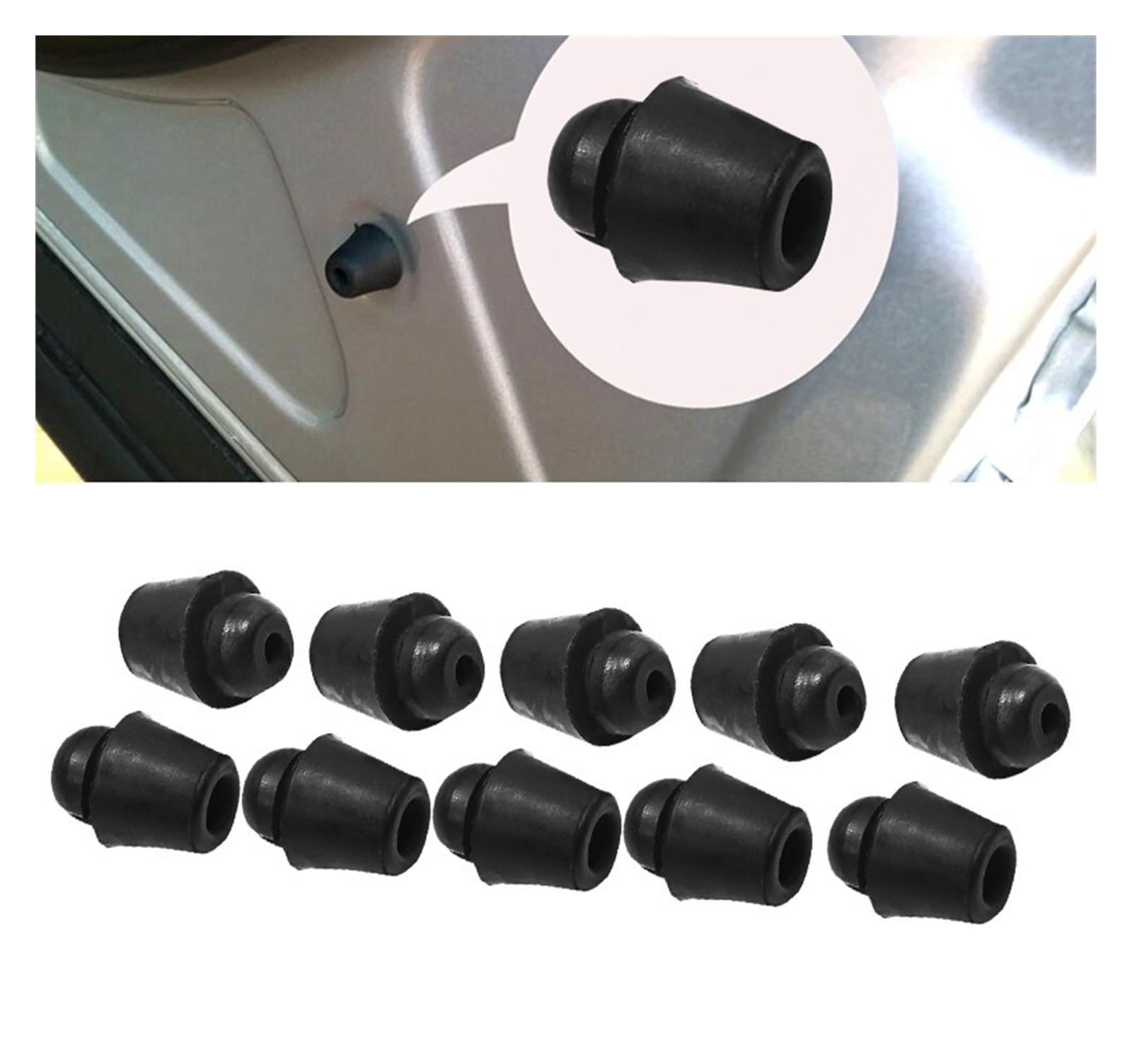 TIDTALEO Lot De 10 Butées En Caoutchouc Pour Capot De Voiture