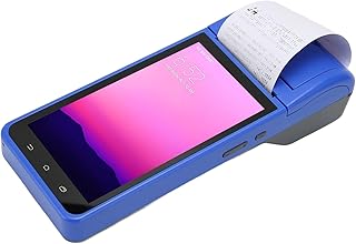 Portable POS PDA Receipt Printer, 5.5in Touch Screen 1D 2D QR Barcodes Thermal Printer, Handheld POS Machine Printer with 4G WiFi BT4.0 USB, Android8.1.0, 2GB RAM 32GB ROM