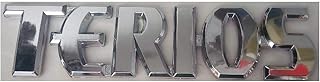 Car sticker chrome color Terios design