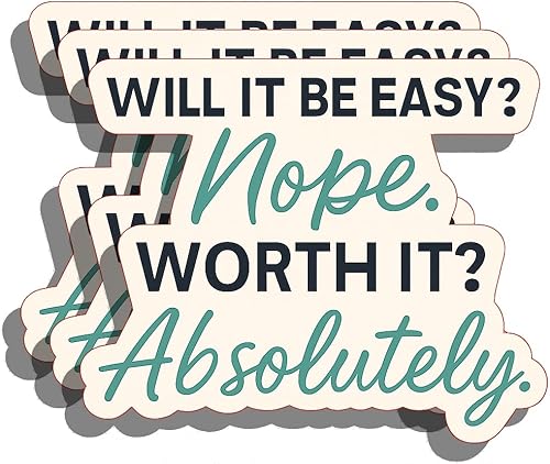 Calcomanía de vinilo impermeable para laptop, botella de agua, cuaderno, regalo (3 unidades)