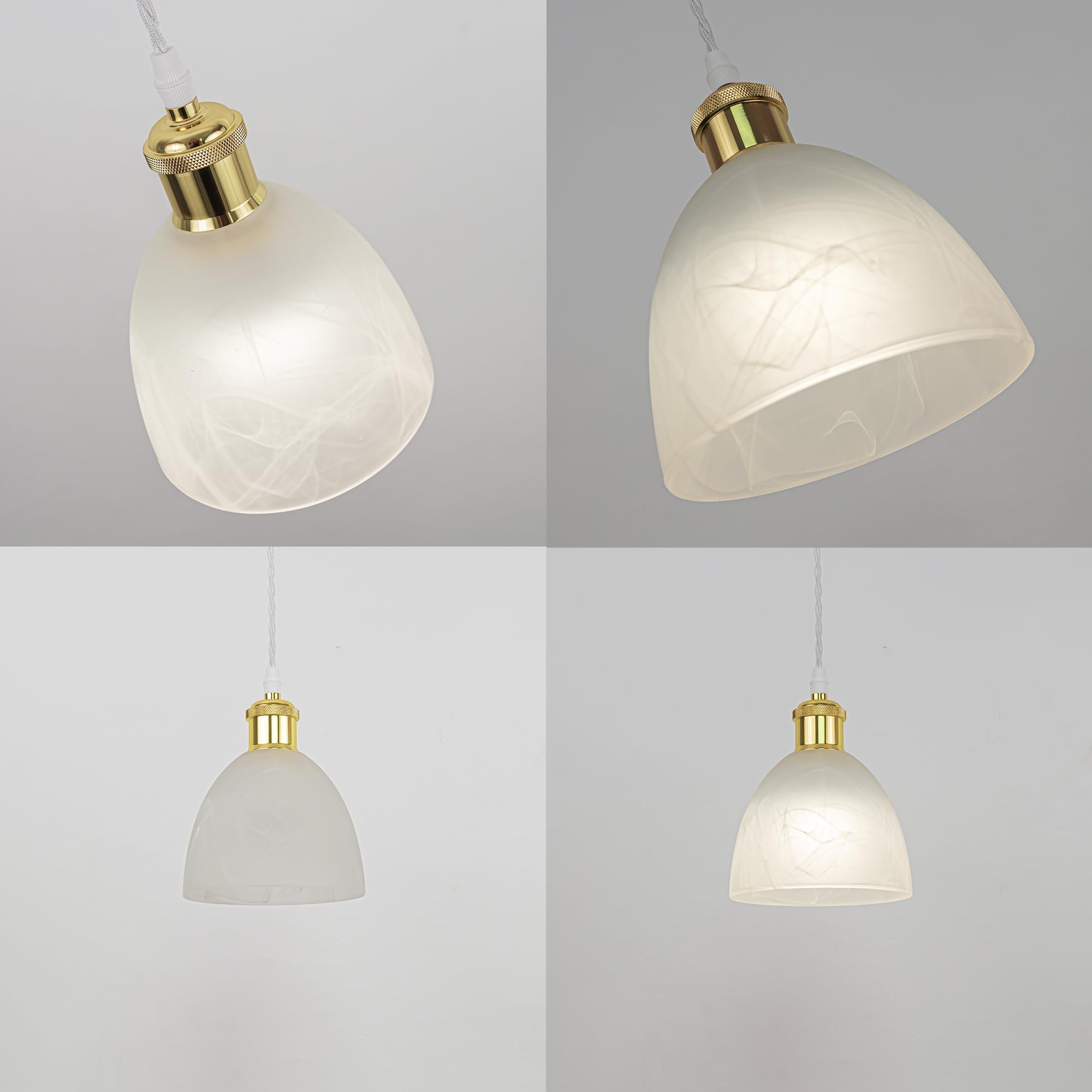 Plafoniera con sensore di movimento interno, moderna lampada da soffitto in vetro smerigliato, sensore di movimento radar con cavo da 4,5 m e portalampada E27, per corridoio, bagno, scale,