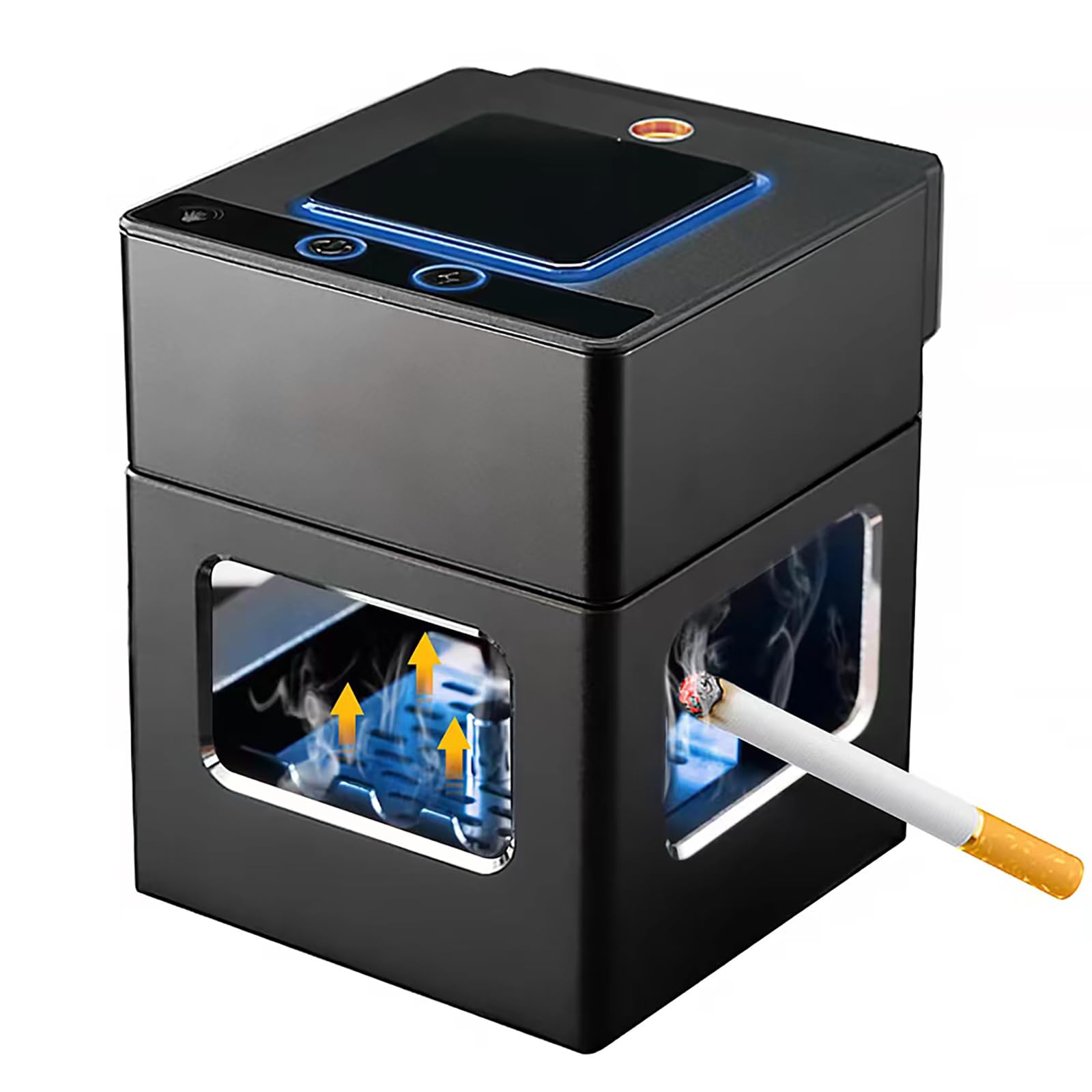 MUNKANT Aluminum Housing Smokeless Ashtray,Ashtray with