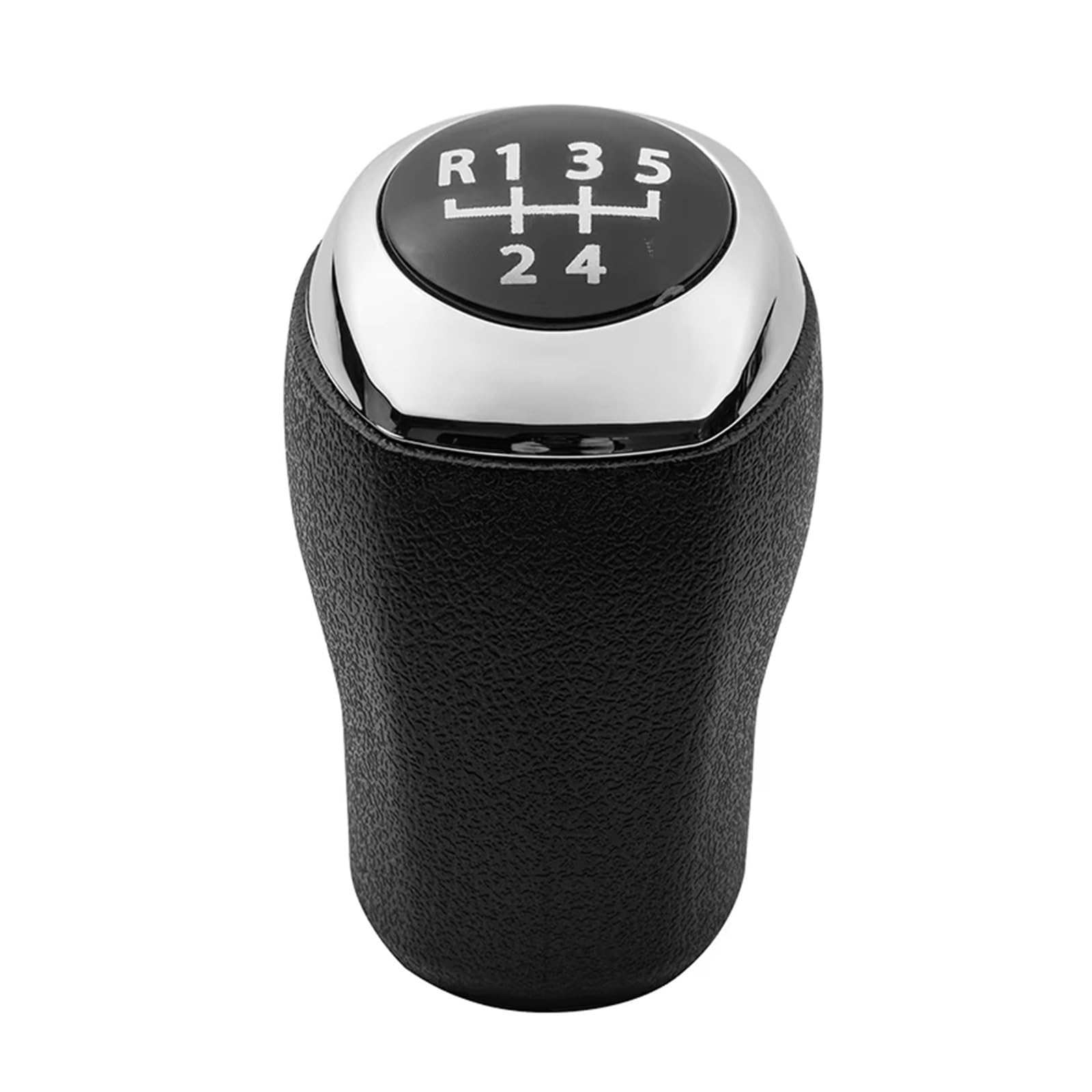 Qwqaab Chrome Bright 5Speed Manual Gear Knob For Hyundai For Elantra Gt For Accent For Solaris For Avante Md For I30 Manual Transmission Gear Shift Knob(Chrome Bright 5Speed)