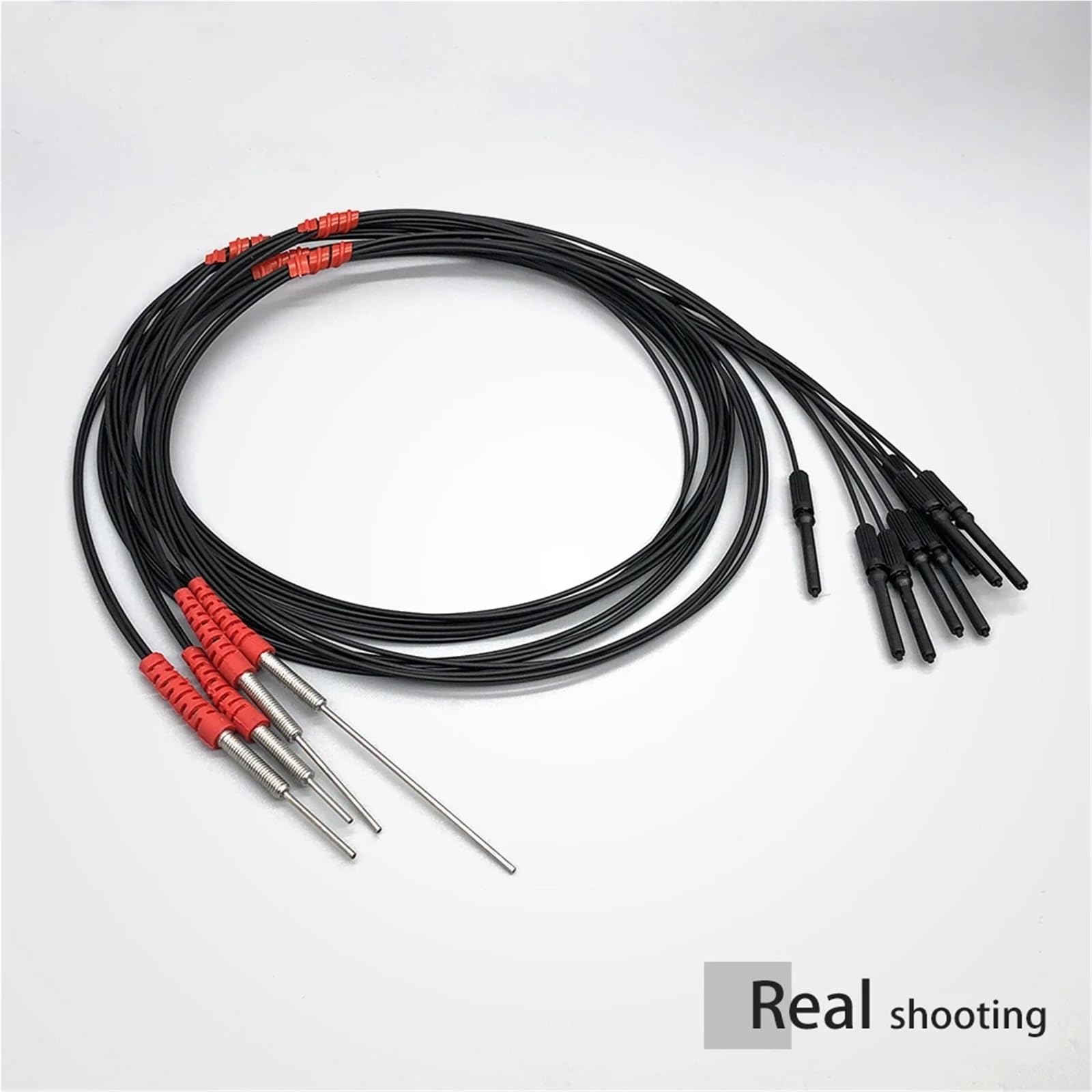 M3 M4 grubości 0,8 mm czujnik światłowodowy, dyfuzor, typ strumienia przelotowego (M4,1 m Length-Through-Beam-S (igła 20 mm)