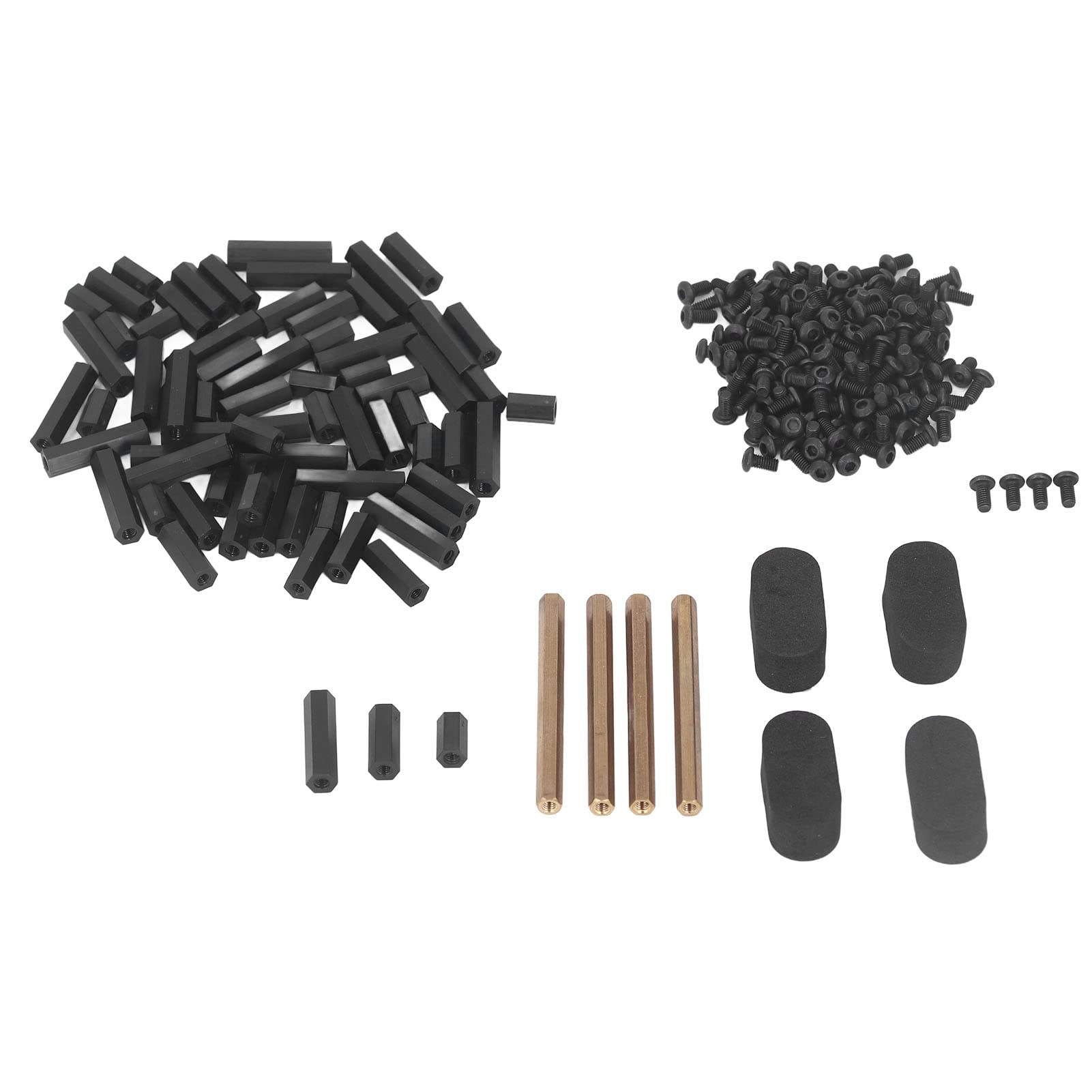 Quadcopter-Rahmen-Kit, F450 Kohlefaser Leichtes Gewicht Hohe Festigkeit und Schlagzähigkeit DIY-Installation Drone Frame Kit 4 Kupfersäulen Racing-Drohnenrahmen für 50mm Ducted Fan