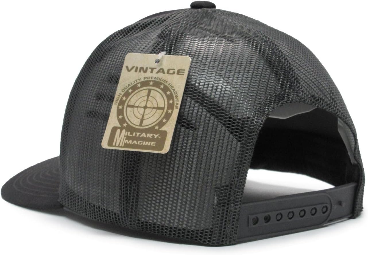 1776 Betsy Ross 13 Colonies 2A Black/Charcoal hat Cap Trucker Mesh Snapback - Image 5