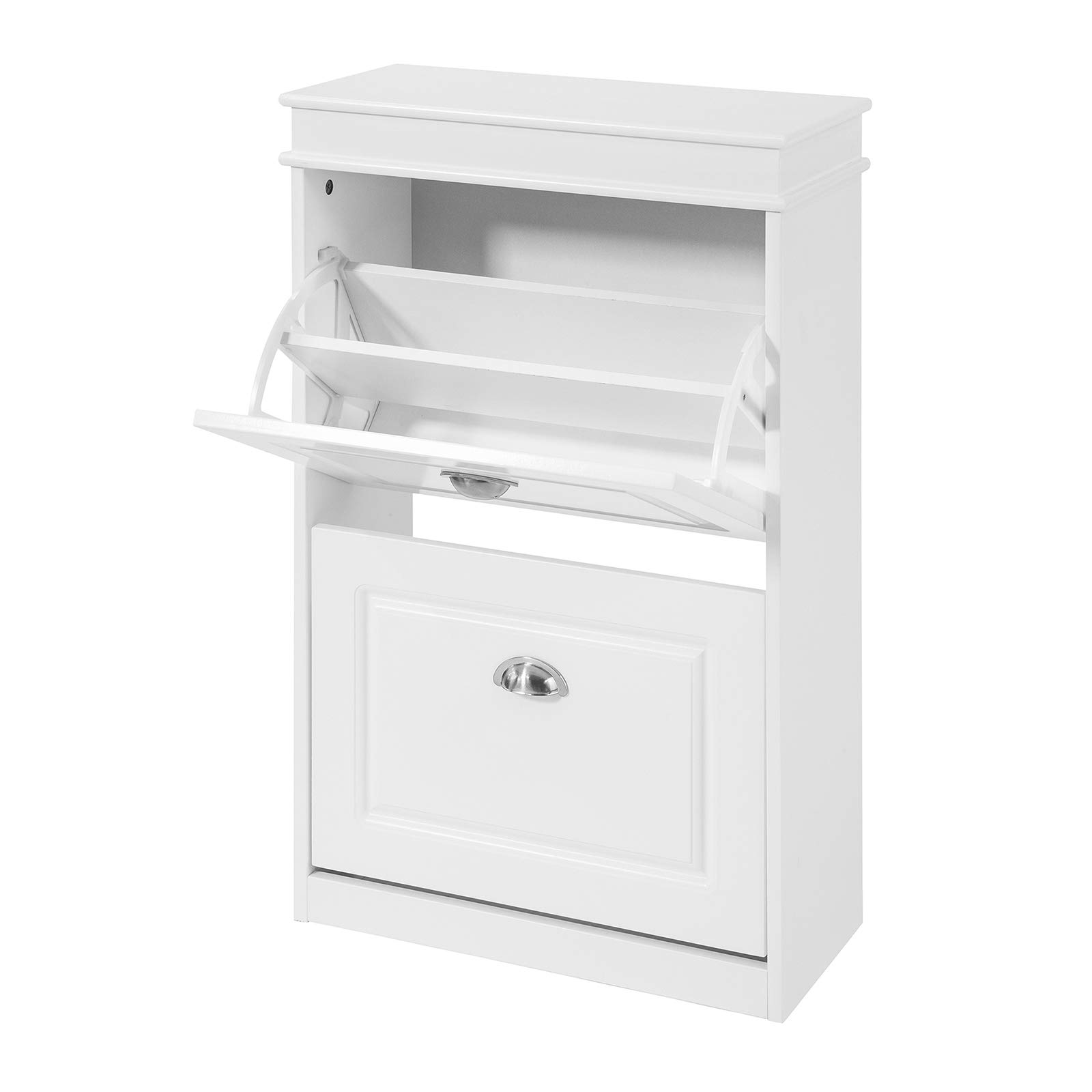 Buy SoBuy® FSR78W, 2 Drawers Shoe Shoe Rack Shoe Storage