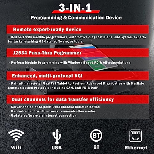 Autel Ferramenta de Reprogramação Vci Maxiflash Xlink J2534 Ferramenta de Diagnóstico Remoto Orienta