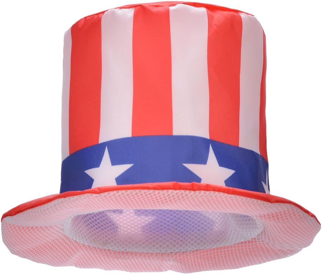 ALVOGIMOR Uncle Sam Patriotic Hat, American Flag Costume Accessories Top Hat, 4th of July Hats for Men Women Party Favor