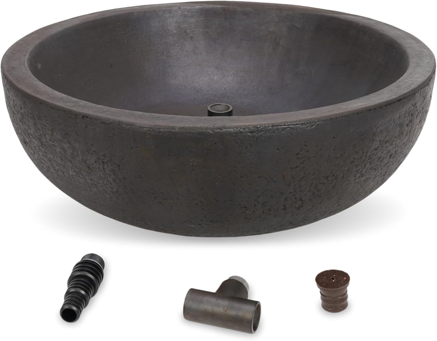 Aquascape Spillway Basin Water Fountain, Iron Ore, 21 inch Dia (102 cm), 78423