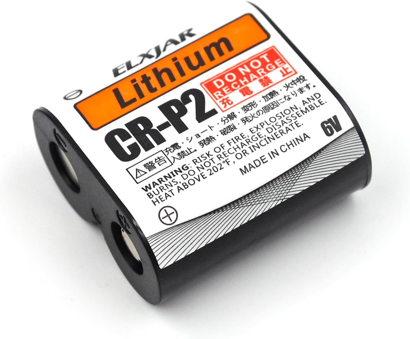 (10-Pack) 6V 1500mAh CR-P2 Lithium Photo Battery Replaces 223A, 2CR-P2, EL223AP, and DL223A Batteries