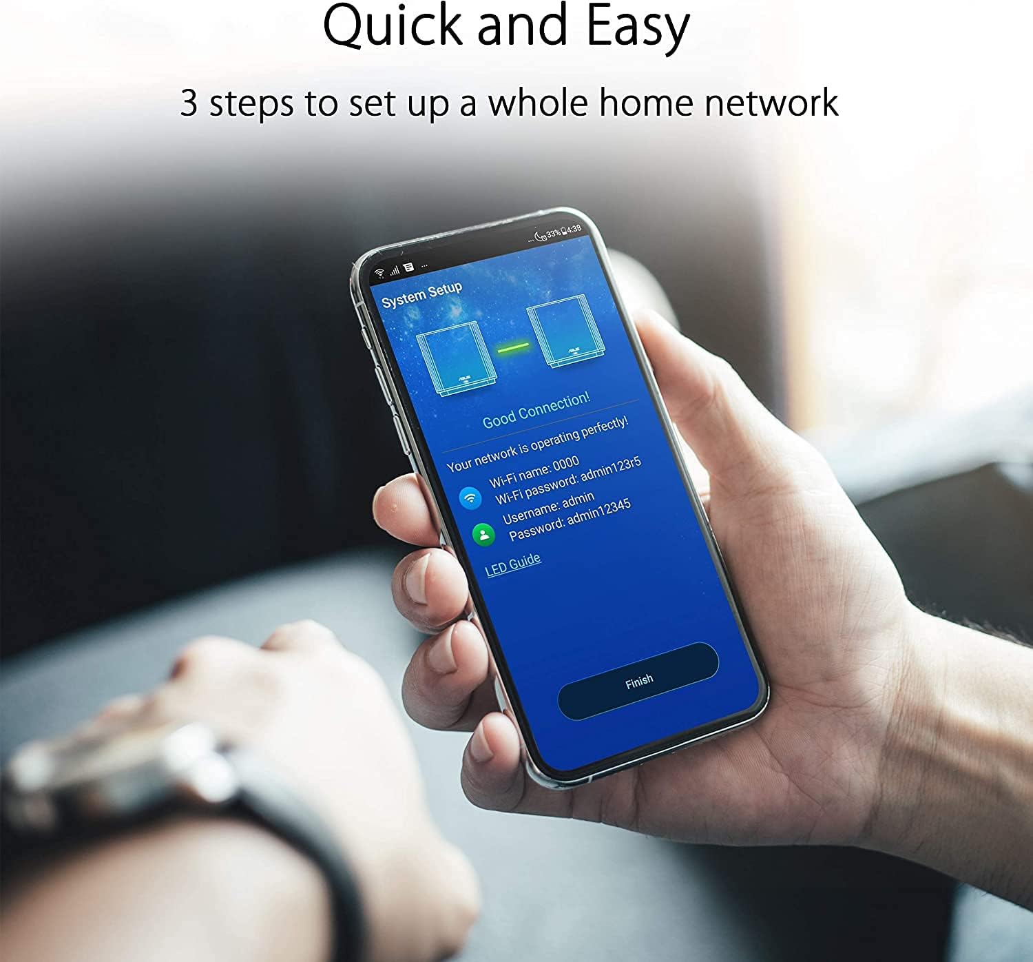 Asus - Routeur WiFi ZenWifi AX XT8 blanc - Powerline - Immagine 4
