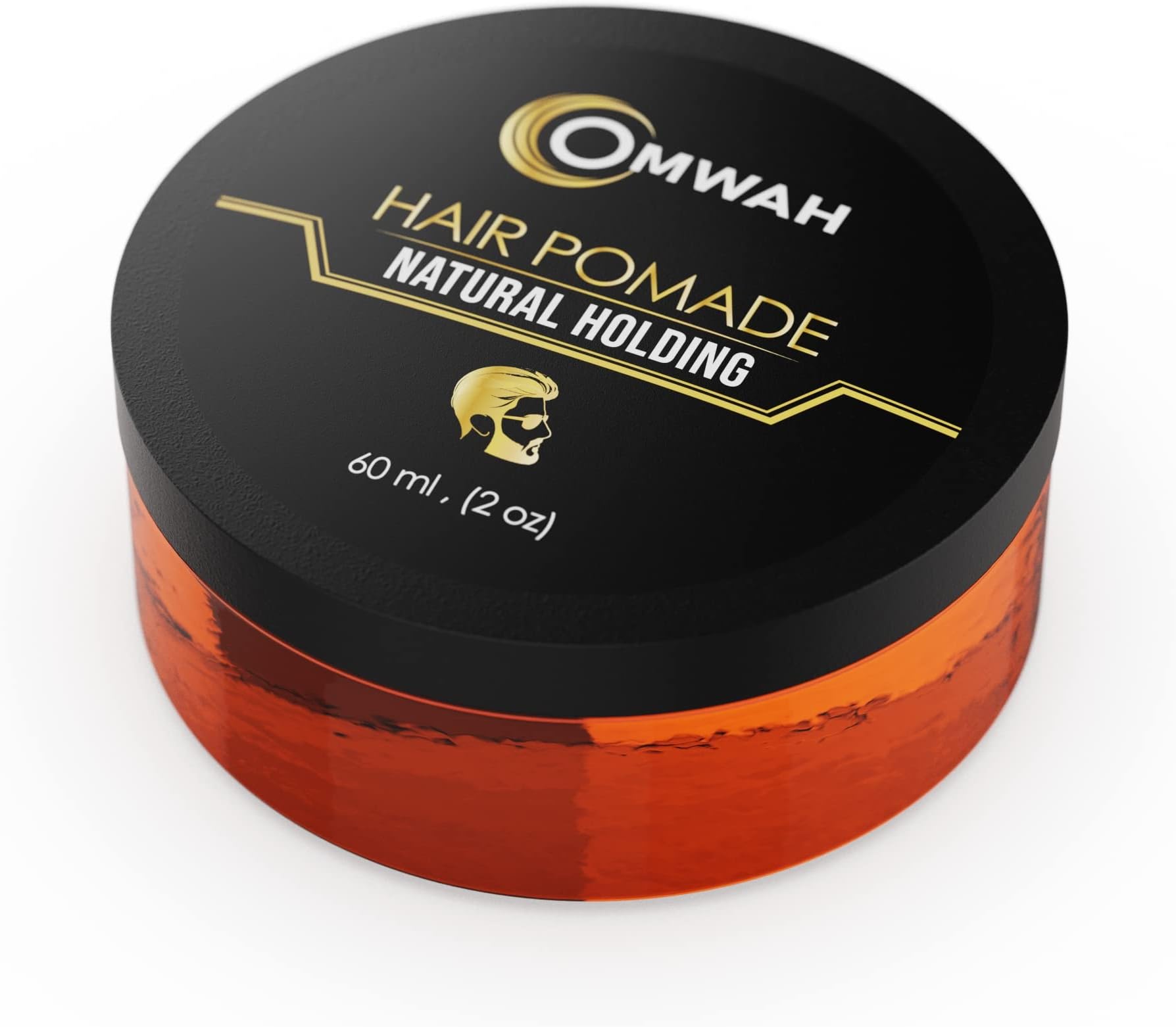 Natural Hair Styling Pomade for Men & Women - Adds Strength, Volume, Long-Lasting Hold & Shine - Flake-Free, Vitamin-Infused Formula for All Hair Styles (2oz)