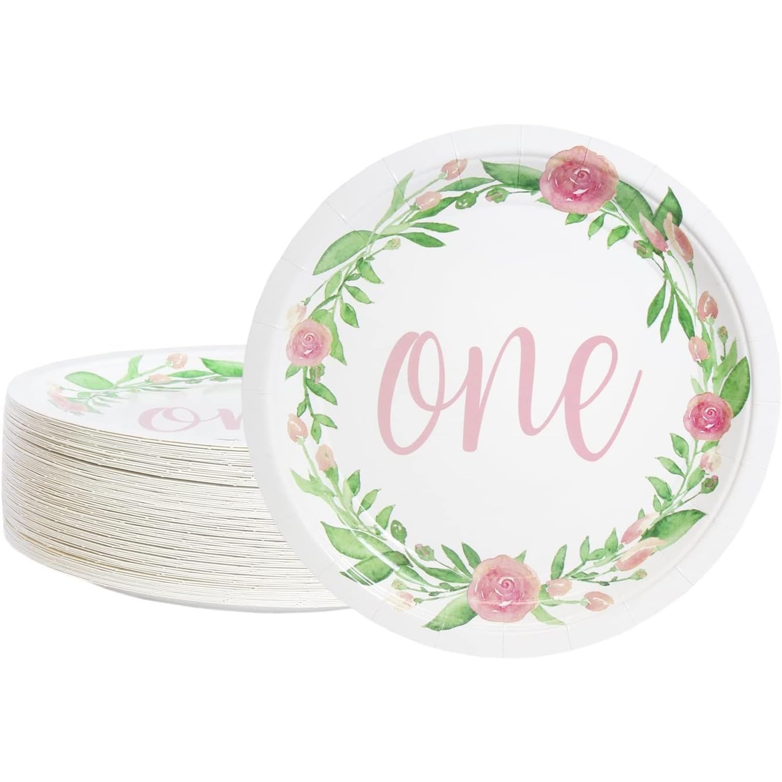 Assiettes en carton rigides et jetables pour grand repas d'anniversaire sans casse