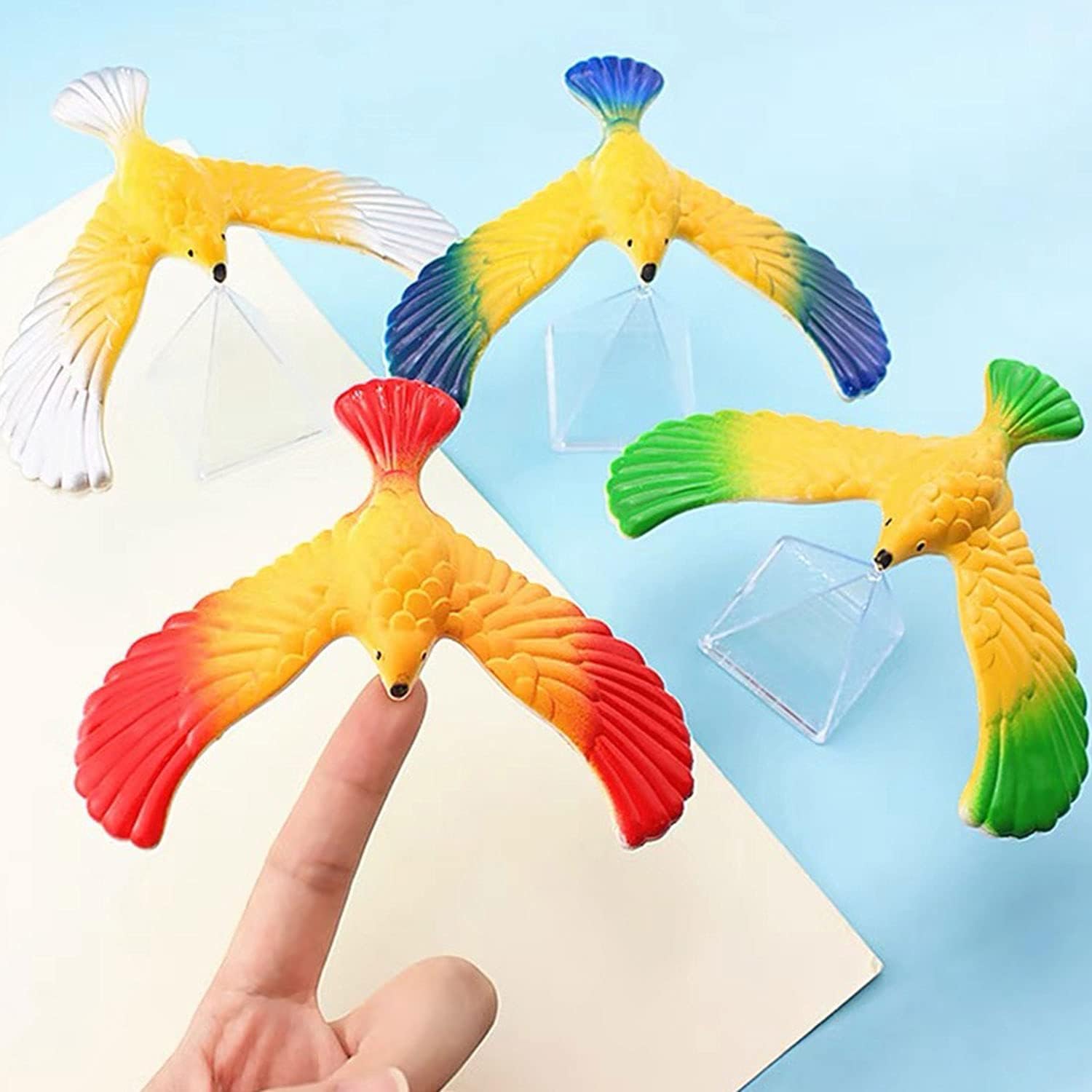 TOYANDONA 12pcs Balancing Eagle Toy Kids Educational s Plastic Playes Classic s Finger Balancing Balanced Bird Balance for Finger Balance Eagle Kids