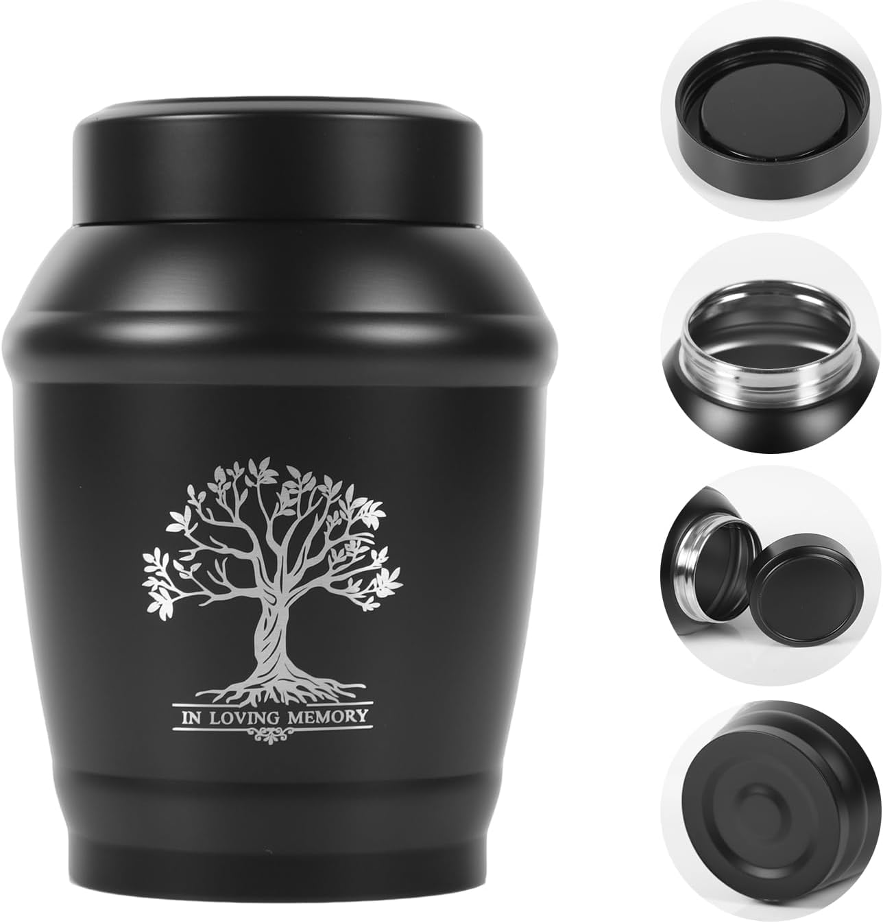 Decorative Medium Urns for Ashes Up to 50 lbs, Tree of Life Urn for Mom Dad, Cremation Urns for Human Ashes Adult Male Female