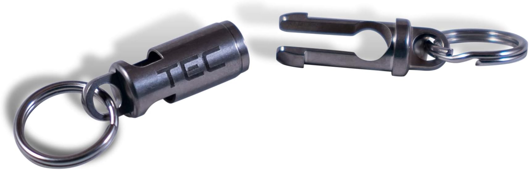 TEC Accessories Python-QR Titanium Quick Release Keychain Clip