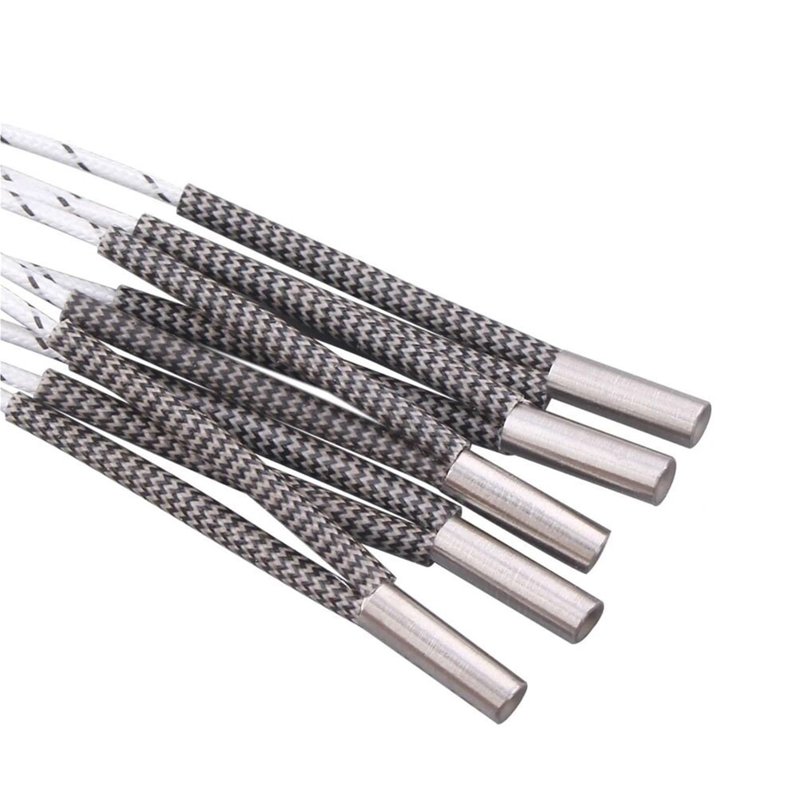 Grzejnik kasetowy 12 V do drukarki 3D, cylindryczny grzejnik prętowy, rurowy element grzewczy, 24 V, 40 W/60 W, 6 x 20 cm, kabel Reprap (5 szt., 24 V 40 W)