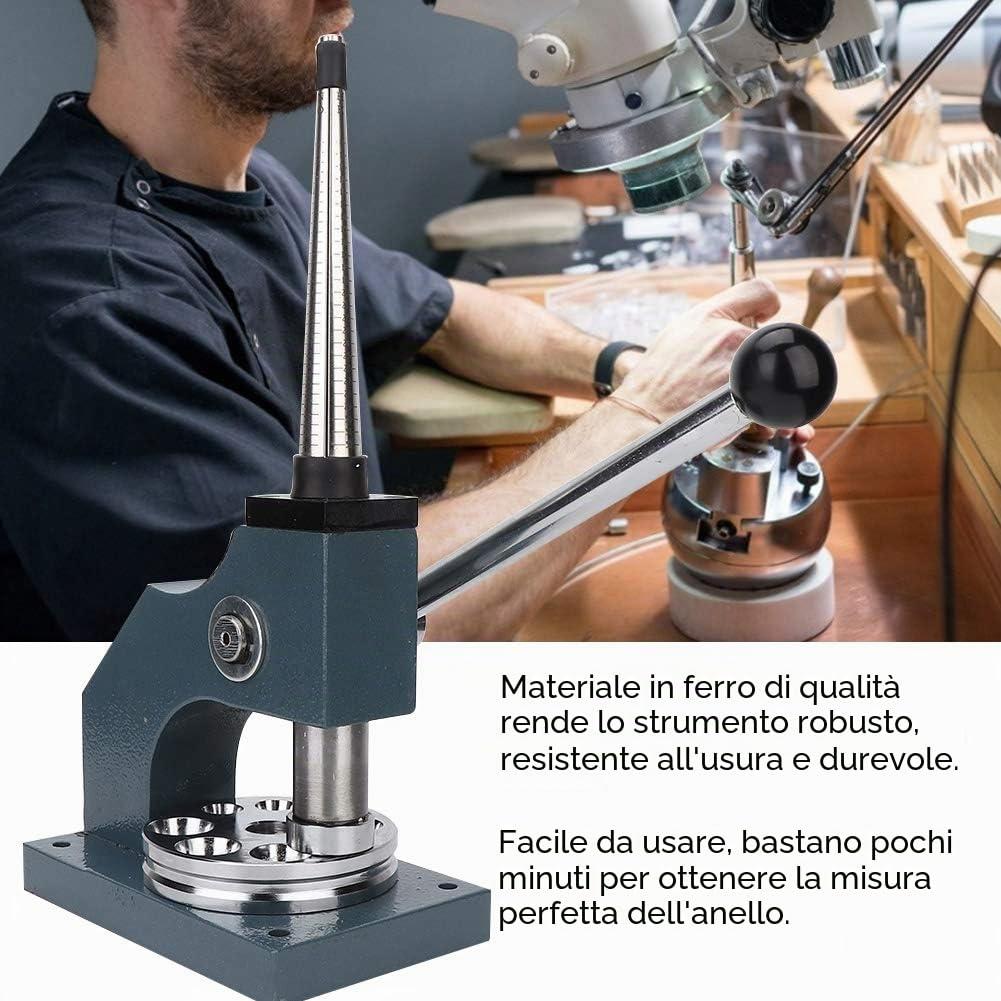Regolatore delle Dimensioni Dell'ingranditore Riduttore per Barella per Anelli allarga anelli Strumento Professionale per la Creazione di Gioielli allarga Anelliere allarga anelli Gravure