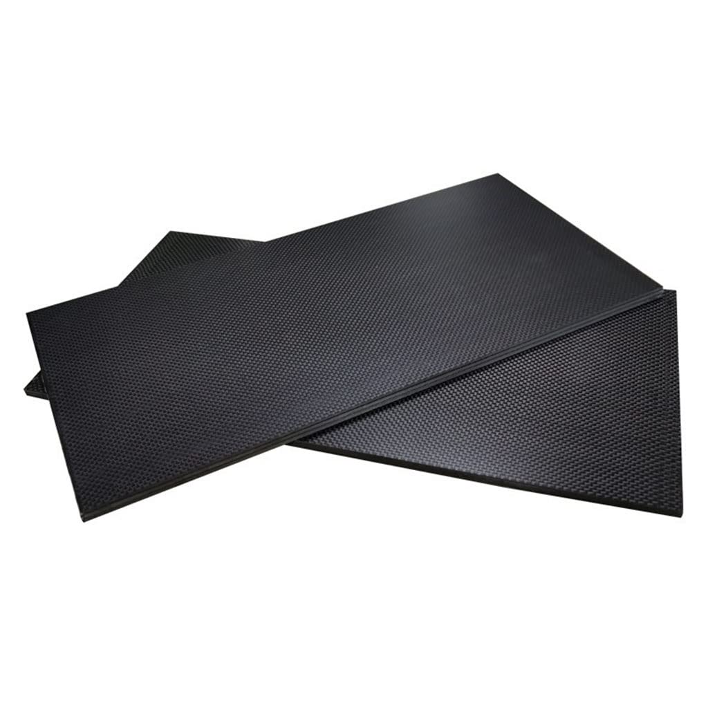 1PCS Carbon Fiber Sheet Thick 0.25-6MM size125X75Mm Plain/Twill Matte Glossy Carbon Plate Panel Sheets High Composite Hardness Material(Plain Matte,5.0mm)