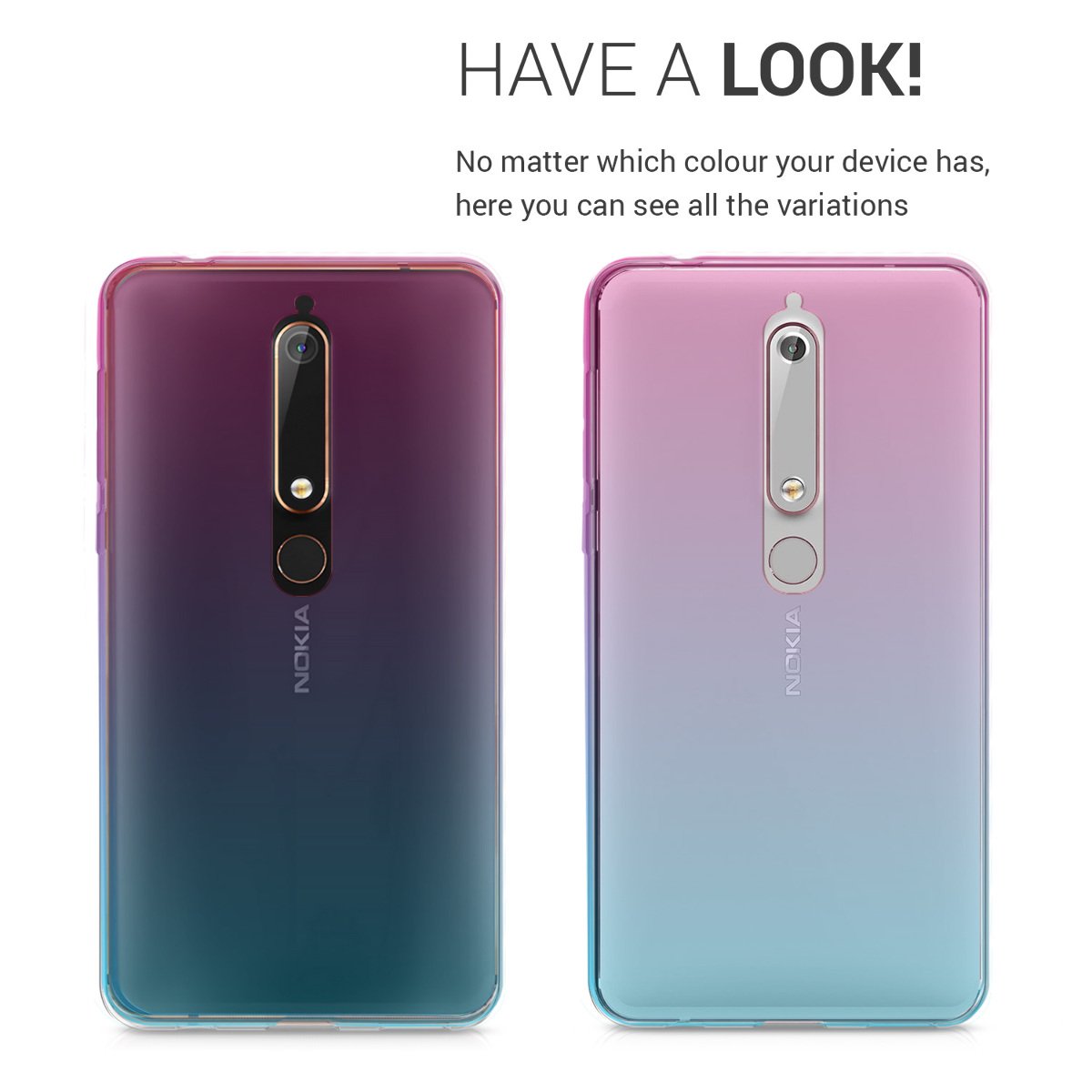 MaiJin Custodia Trasparente Morbida TPU Per Nokia 2.4 (6,5 Pollici) | Cristallo Di Rocca Antiscivolo | Cover Sottile
