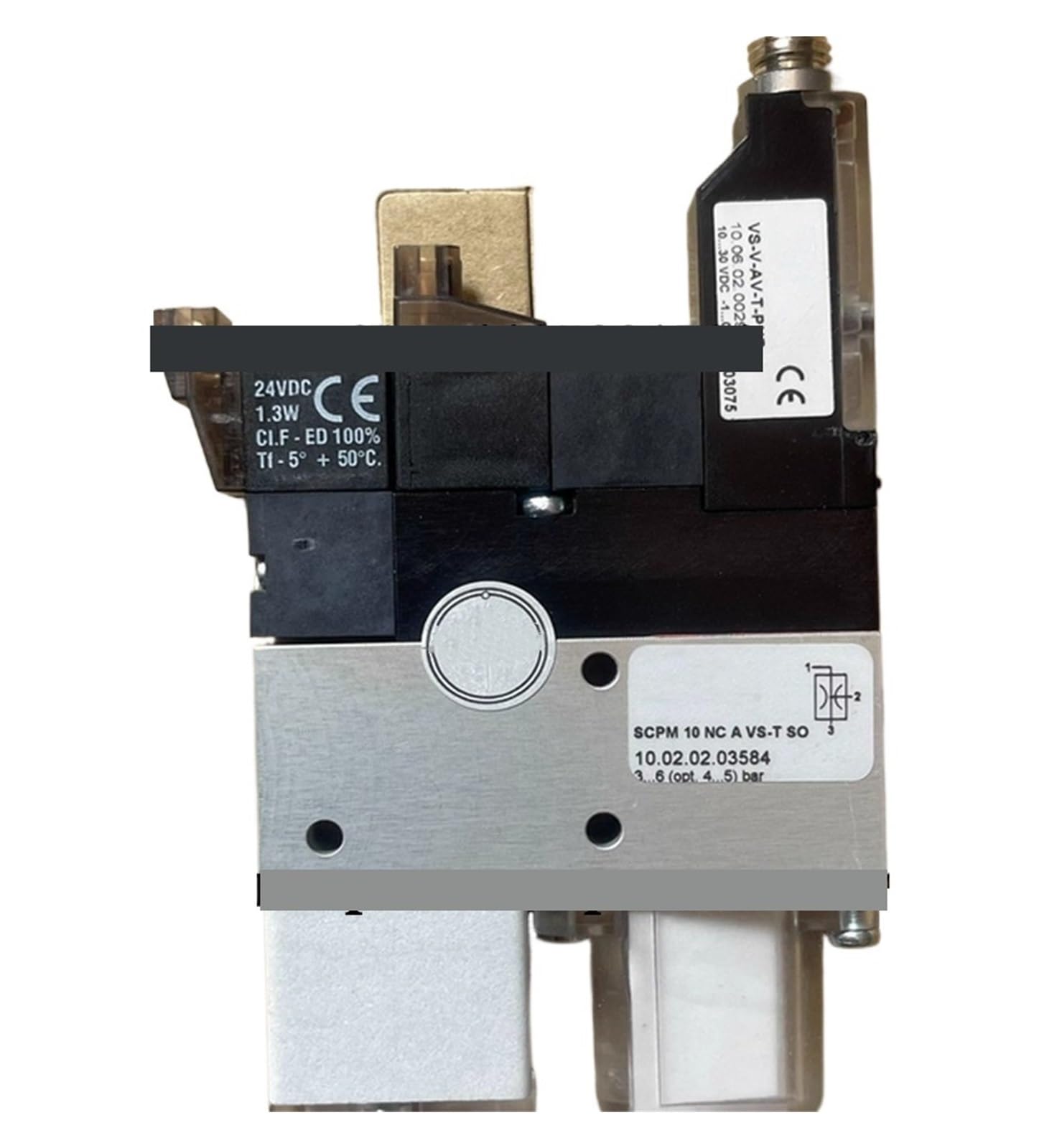 Générateur de vide SCPM-10-NC-A-VS-T-SO à faible consommation d'air avec sécurité NC
