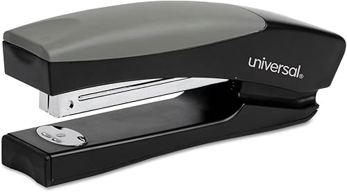Miniatura 4 de Universal 43148 - Engrapadora de tira completa, capacidad para 20 hojas, color negro y gris