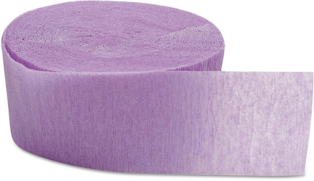 Cindus Crepe Streamer 1.75"x 81' Lavender