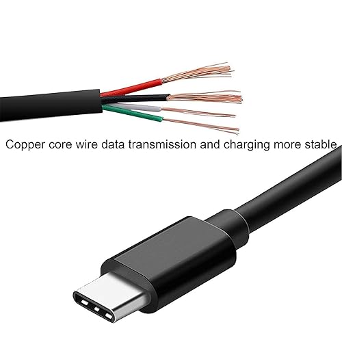 Miniatura 5 de Paquete de 2 cables de carga compatibles con Gopro Hero 13/hero12/11/10/9/8/7/6/5/hero Session gopro max cable de carga y sincronización de datos