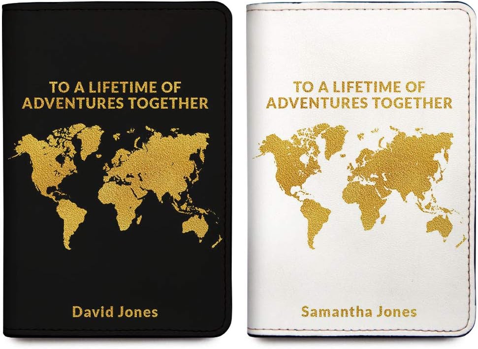 Personalized Vaccination Passport Holder CDC Issued Vaccine Card Case Protector Cover RFID Cover