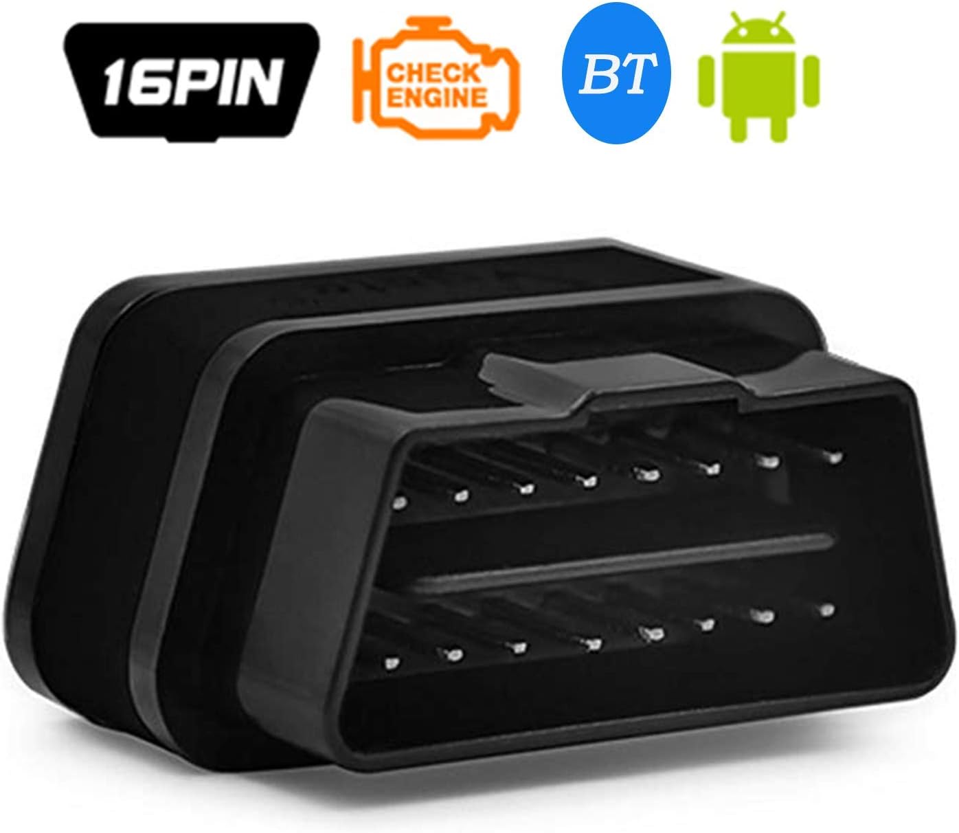 OBD2 Scanner iCar2 Wireless Diagnostic Tool Support all OBD Protocals BLACK