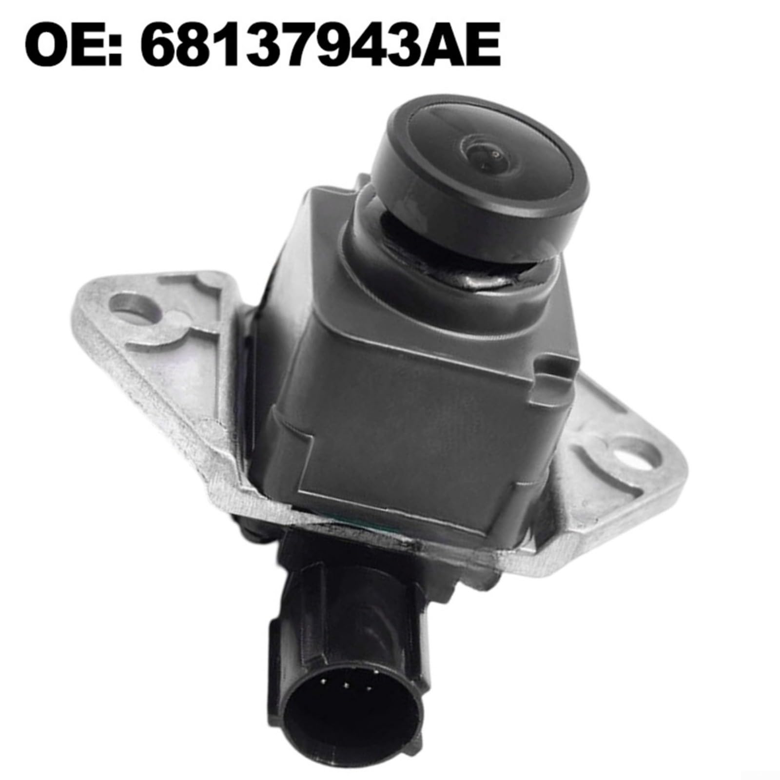 Cámara de visión trasera Grand para Cherokee 2014-2018 con OEM 68137943AE 68137943AD 68137943AJ, carcasa de metal ABS, color negro