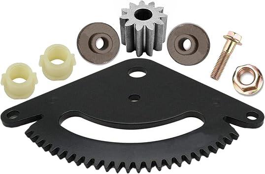 25 Teeth Steering Sector Pinion Gear Rebuild Kit Replacement for John Deere L105 L108 L110 L118 L120 L130 G110 Lawn Tractors Replaces GX20052BLE