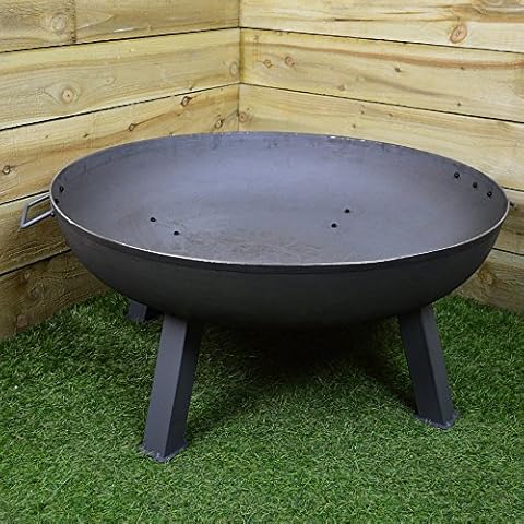 Gardenesque Cast Iron Fire Pit with Stand Cover