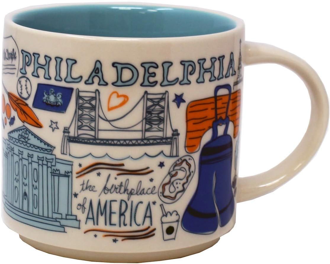 Been There Series Philadelphia Ceramic Mug, 14 Oz