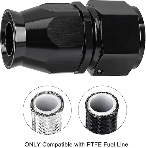 Miniatura 31 de EVIL ENERGY 3AN PTFE manguera extremo montaje 90 grados negro para manguera de PTFE solamente 2PCS