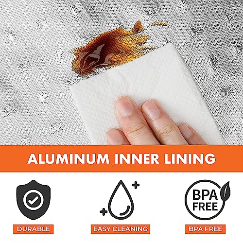 Opux Lunch Box For Women, Insulated Lunch Bag Girls School Kids Teens, Cute Small Soft Cooler Tote For Women Adult Work Office, Reusable Medium Lunch Purse Pail, Heather Purple #TOP4