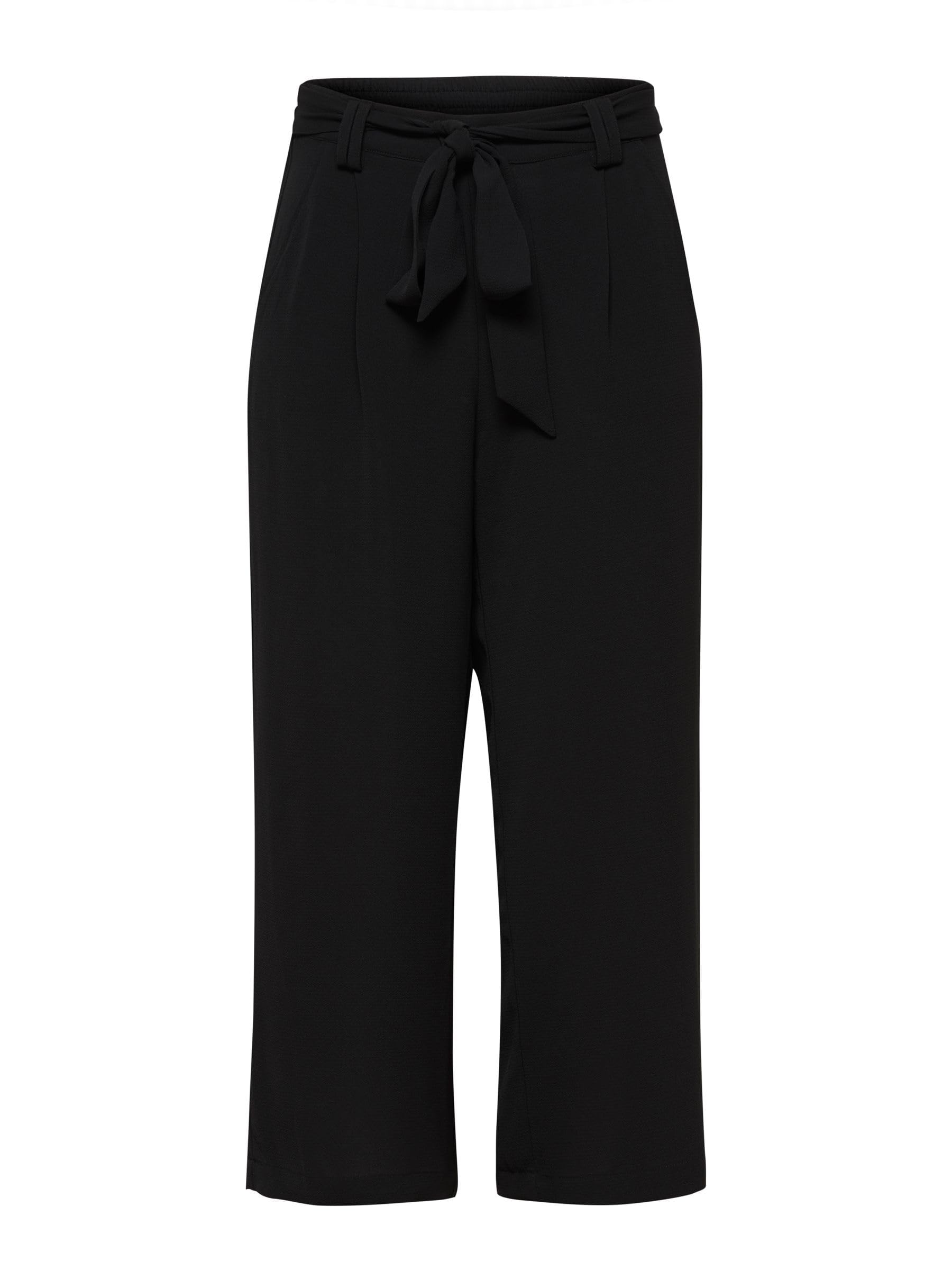 ONLY Women's Onlwinner Palazzo Culotte Pant Noos Wvn Trouser, Black (Black Black), 8 UK