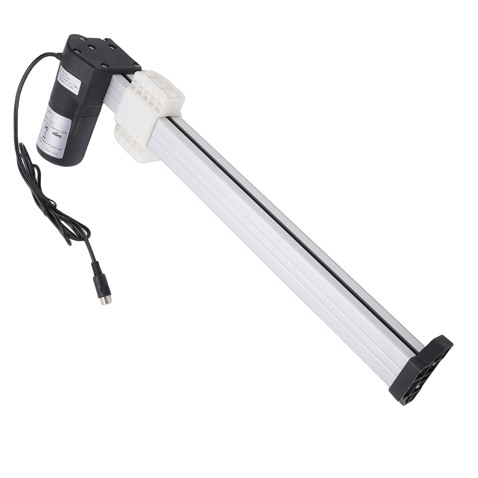 TOPINCN 400mm Electric Linear Actuator, 2000N Load Capacity Speed DC Motor Drive with 5 Pin Connector for Recliner Furniture Industrial Equipment