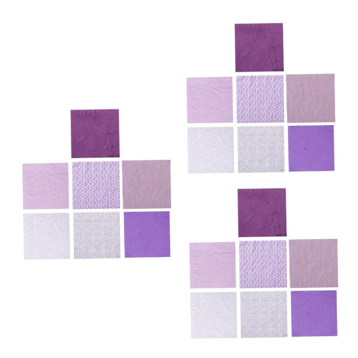 SHINEOFI 21 Pezzi Di Piccoli Tessuti Floreali In Cotone Tessuti Patchwork Per Tappezzeria Da Cucito In Cotone Per Cucire Per Cucire Quadrati Di