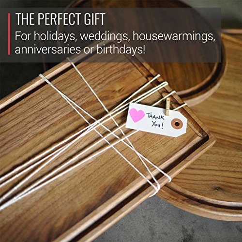 image for Made in USA Walnut Cutting Board by Virginia Boys Kitchens - Butcher B