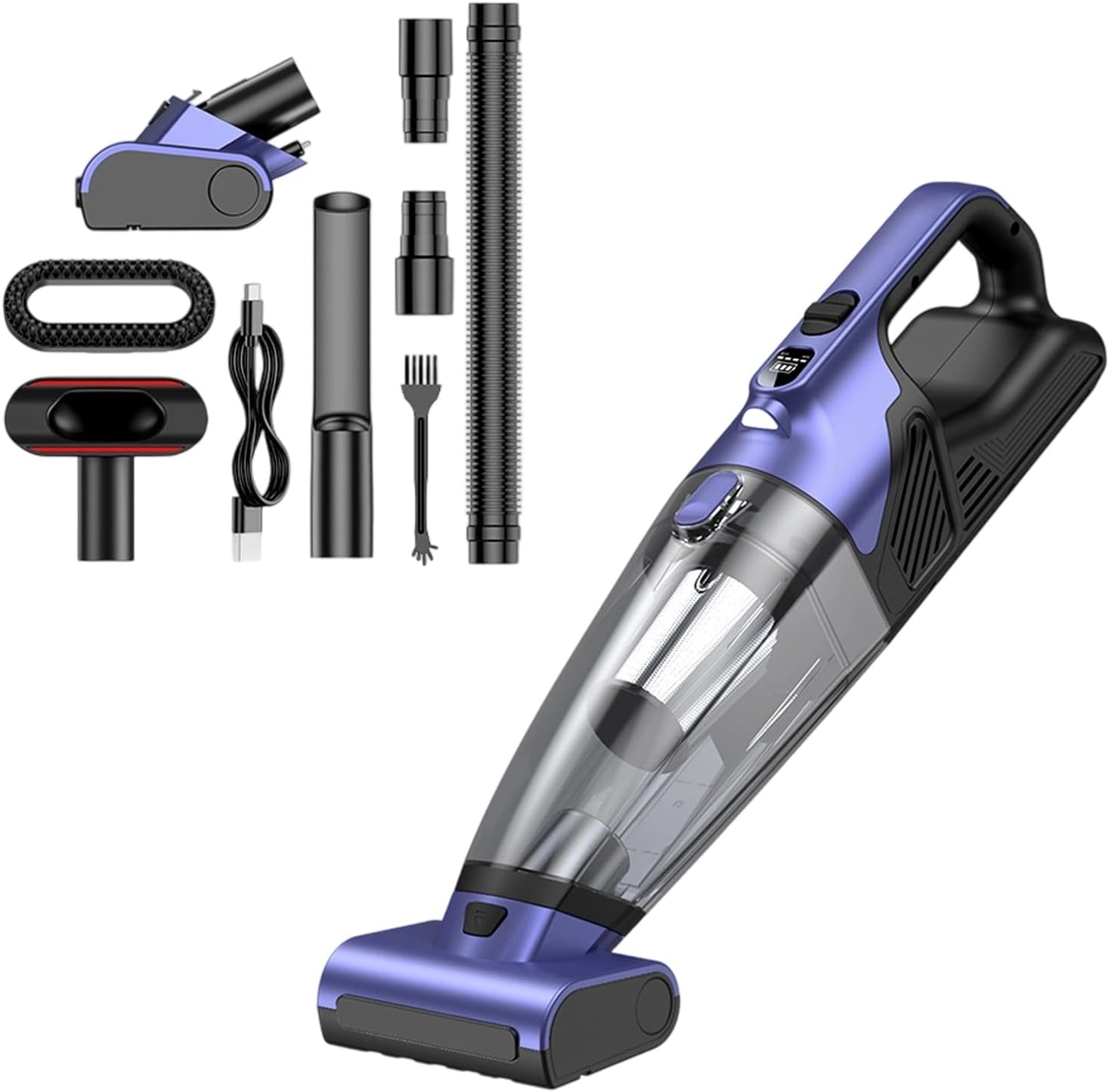 10KPA Cordless Wet/Dry Lightweight Handheld for Car Upholstery Hardwood Floor Handheld